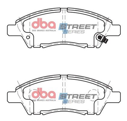 DBA SS STREET SERIES BRAKE PADS [ Nissan 2006-2014 F ] - TecDoc Only