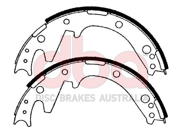 Street Series Brake Shoes [Mitsubishi 241.3mm] - TecDoc Only