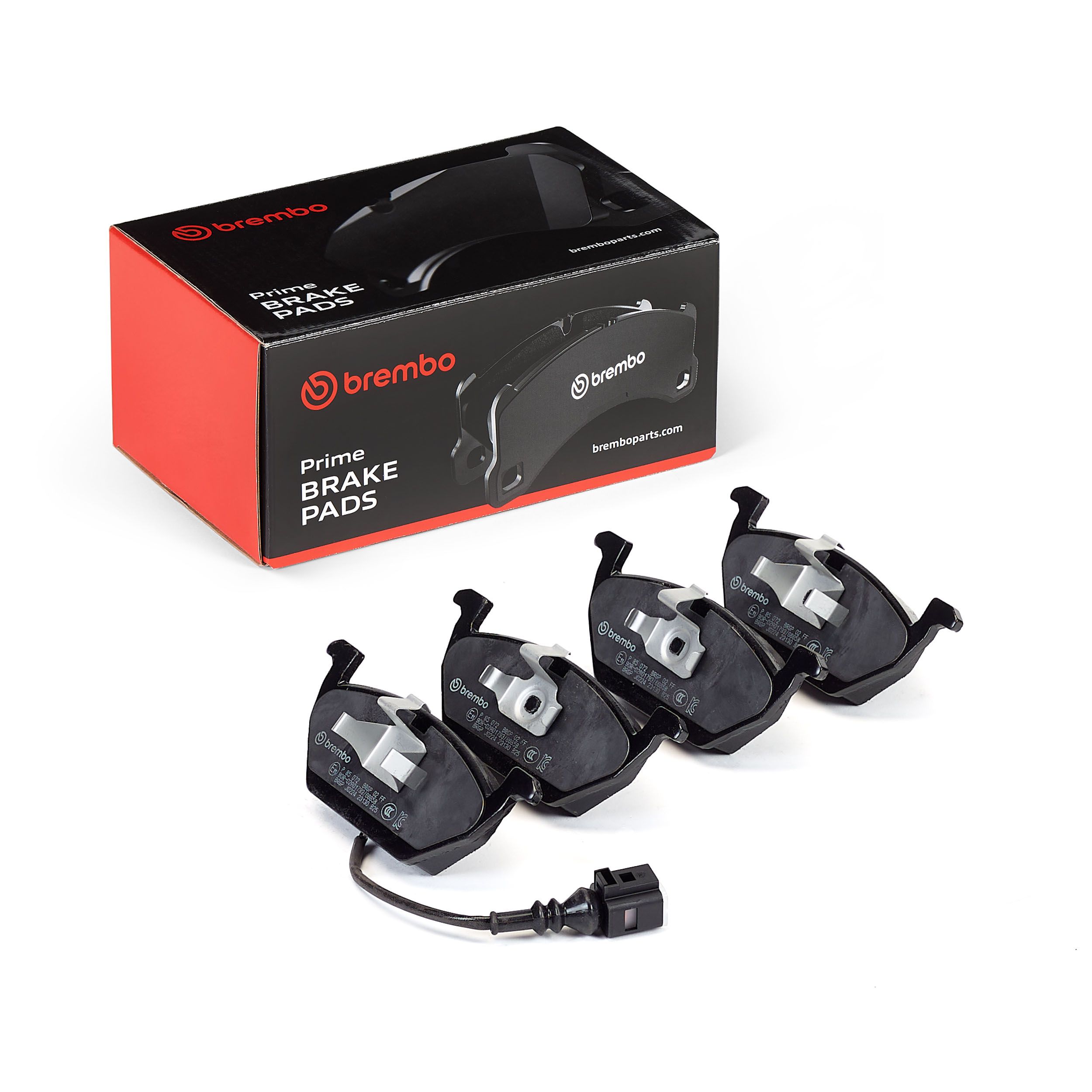BREMBO P 85 072 - Bremsbelagsatz, Scheibenbremse PRIME LINE