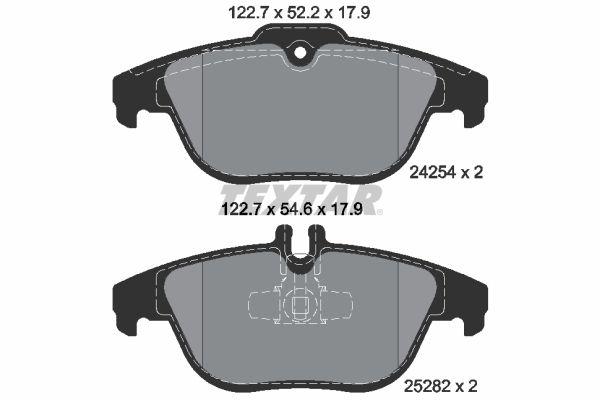 Brake Pad Set, disc brake 2425401