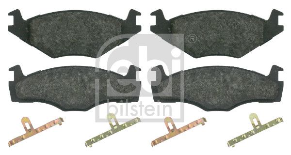 FEBI BILSTEIN 16012 - Bremsbelagsatz, Scheibenbremse