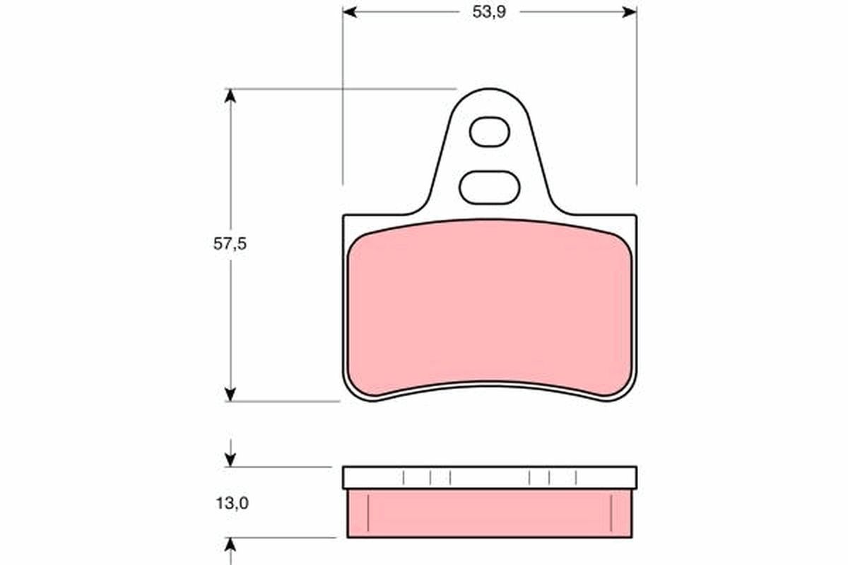 TRW DISC BRAKE PADS - TecDoc Only