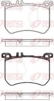 Brake Pad Set, disc brake 1533.00