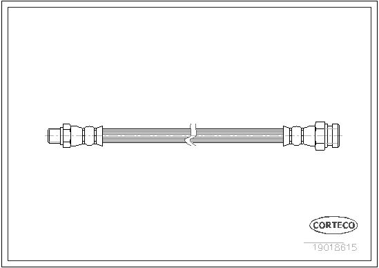 FLEXIBLE DE FREIN PEUGEOT 104  0705