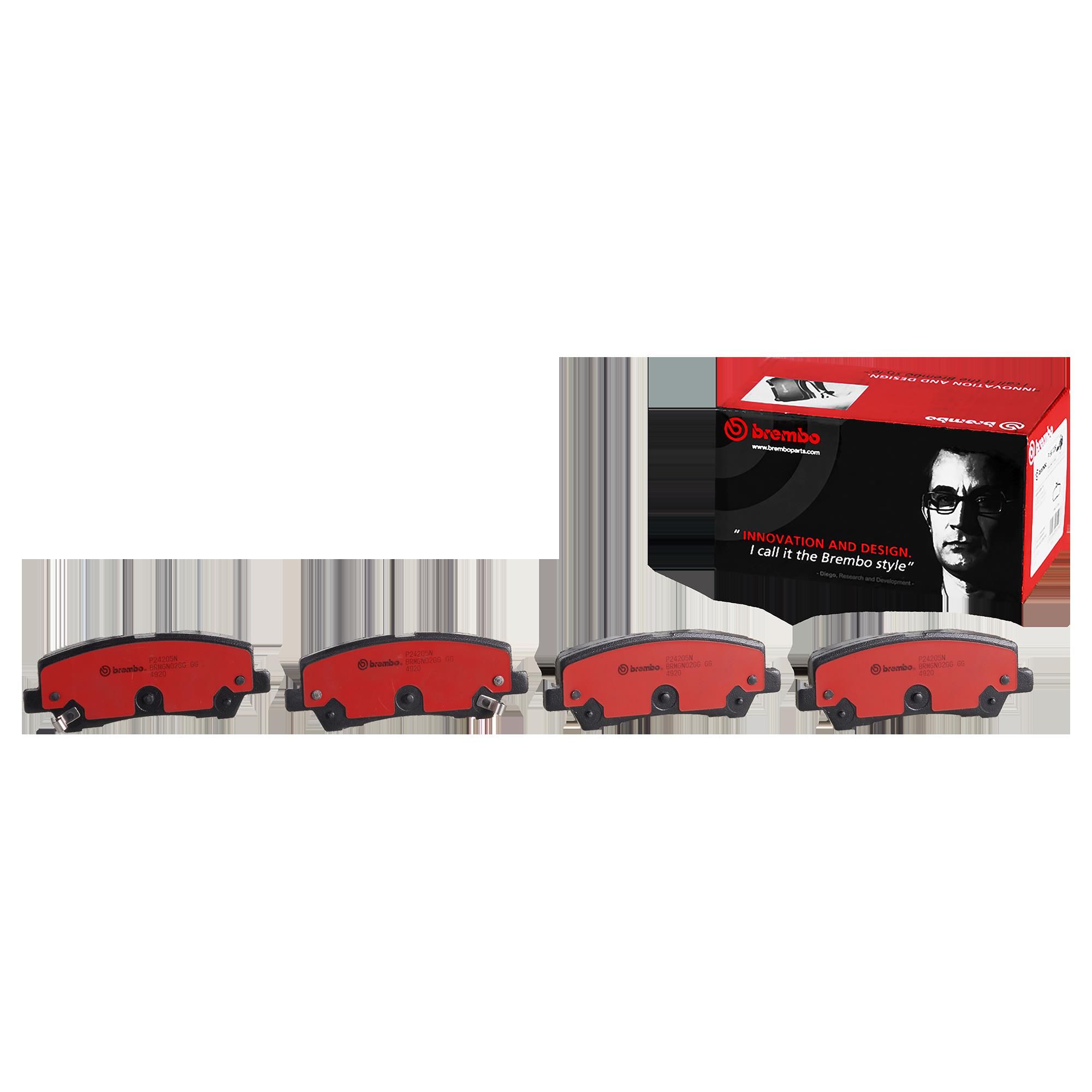 BREMBO DISC PAD -  FORD MUSTANG 2.3 GTDi FM 14-17 (RR) - TecDoc 1