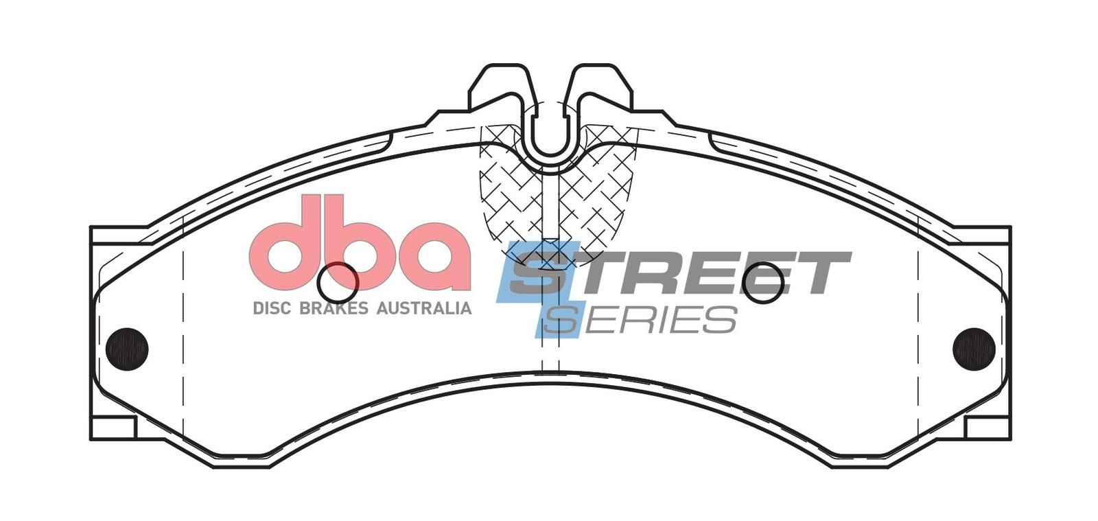 DBA SS STREET SERIES BRAKE PADS [ VW/Mercedes Benz Sprinter 1995 - 2006 F ] - TecDoc Only
