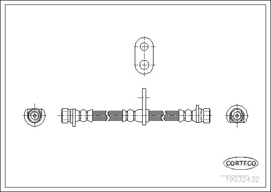 FLEXIBLE DE FREIN HONDA ACCORD V  0705