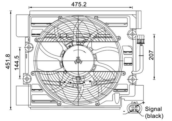 Fan, air conditioning condenser ACF 24 000S