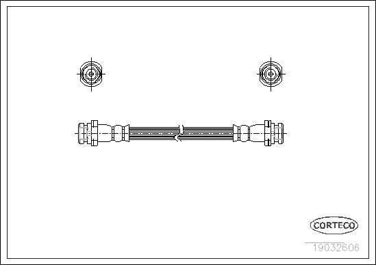 FLEXIBLE DE FREIN NISSAN SUNNY  0705