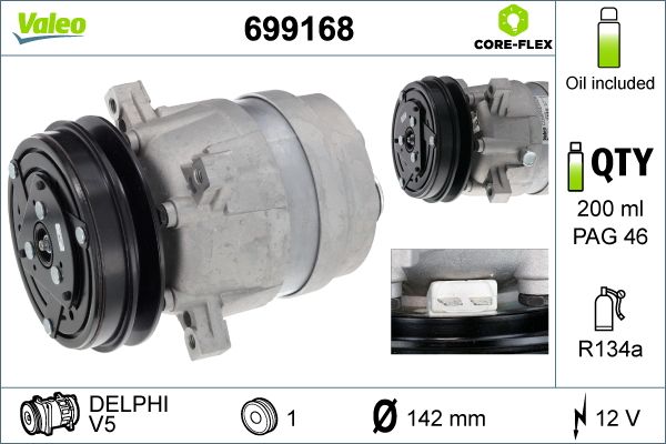 Compressor, air conditioning 699168