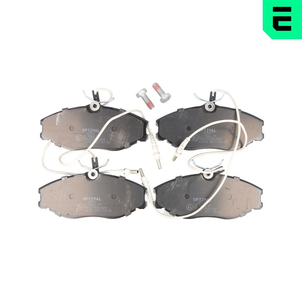 OPTIMAL BP-10309 - Bremsbelagsatz, Scheibenbremse