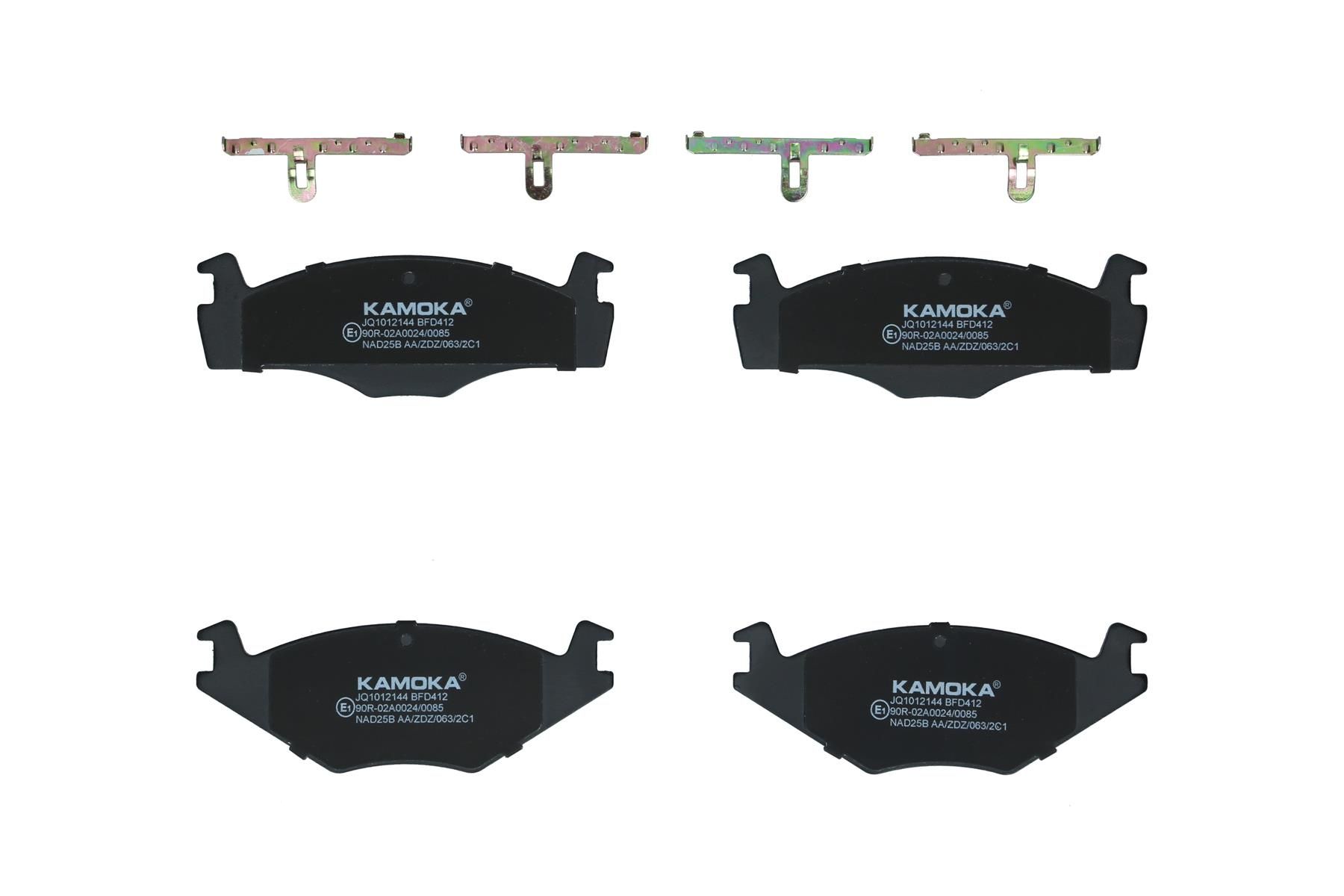 KAMOKA JQ1012144 - Bremsbelagsatz, Scheibenbremse
