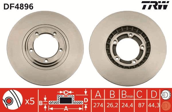 Brake Disc DF4896