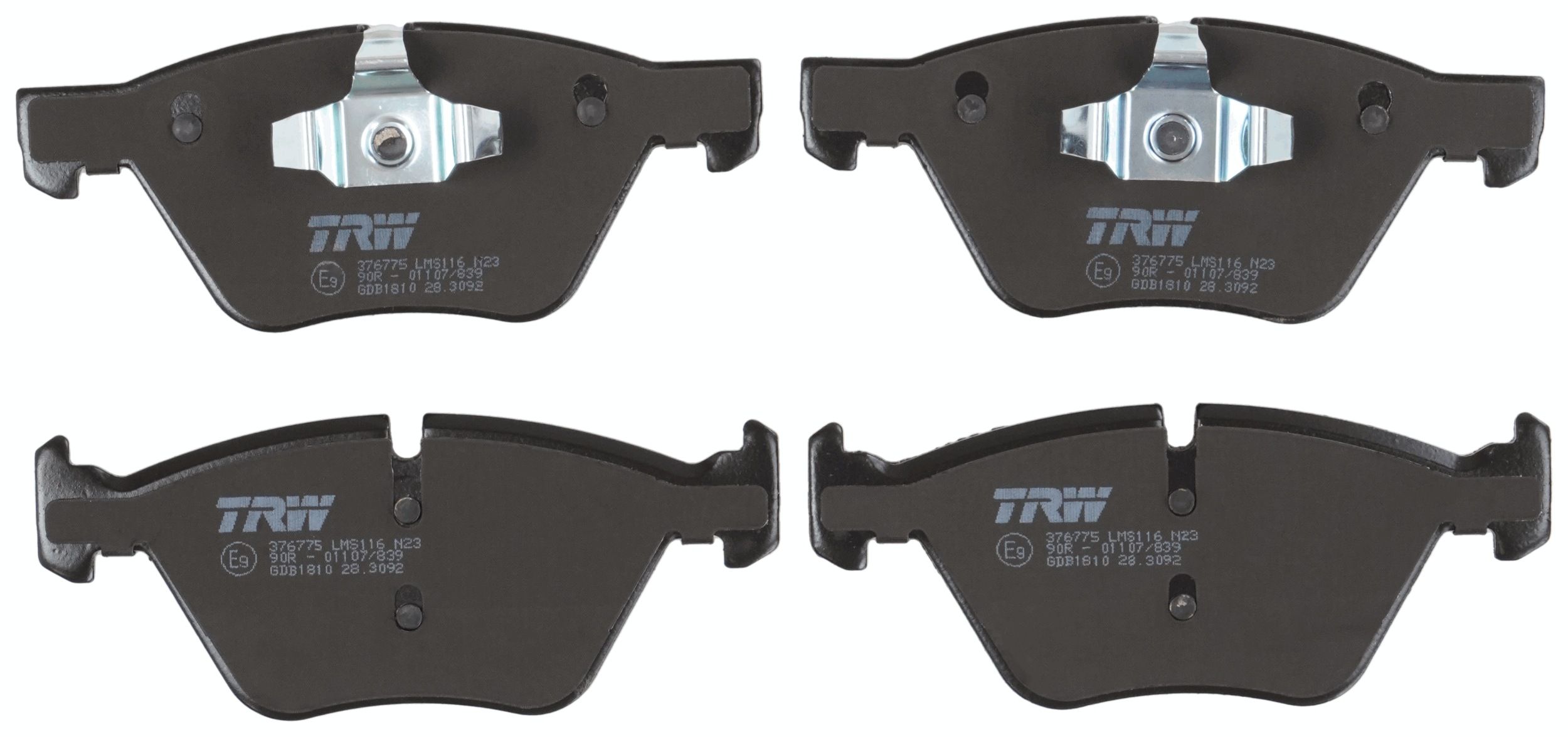 TRW DISC BRAKE PADS - TecDoc 2