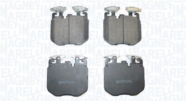 Bremsbelagsatz, Scheibenbremse