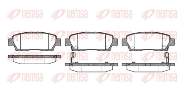 Premium Rear Brake Pad Set Premium Rear Brake Pad Set