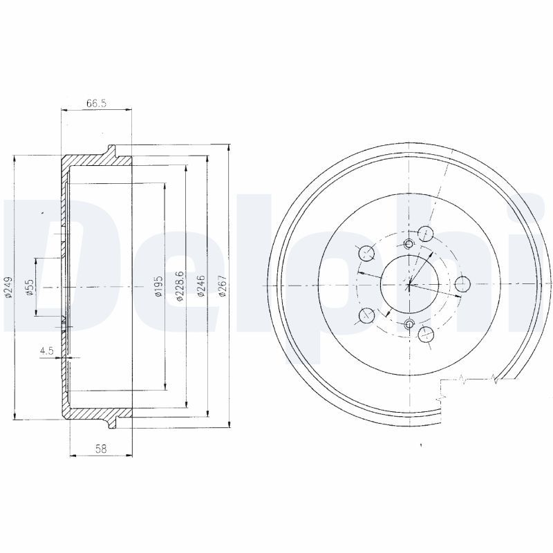 TAMBOUR DE FREIN  0702