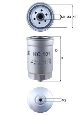 KNECHT KC 101 Fuel Filter