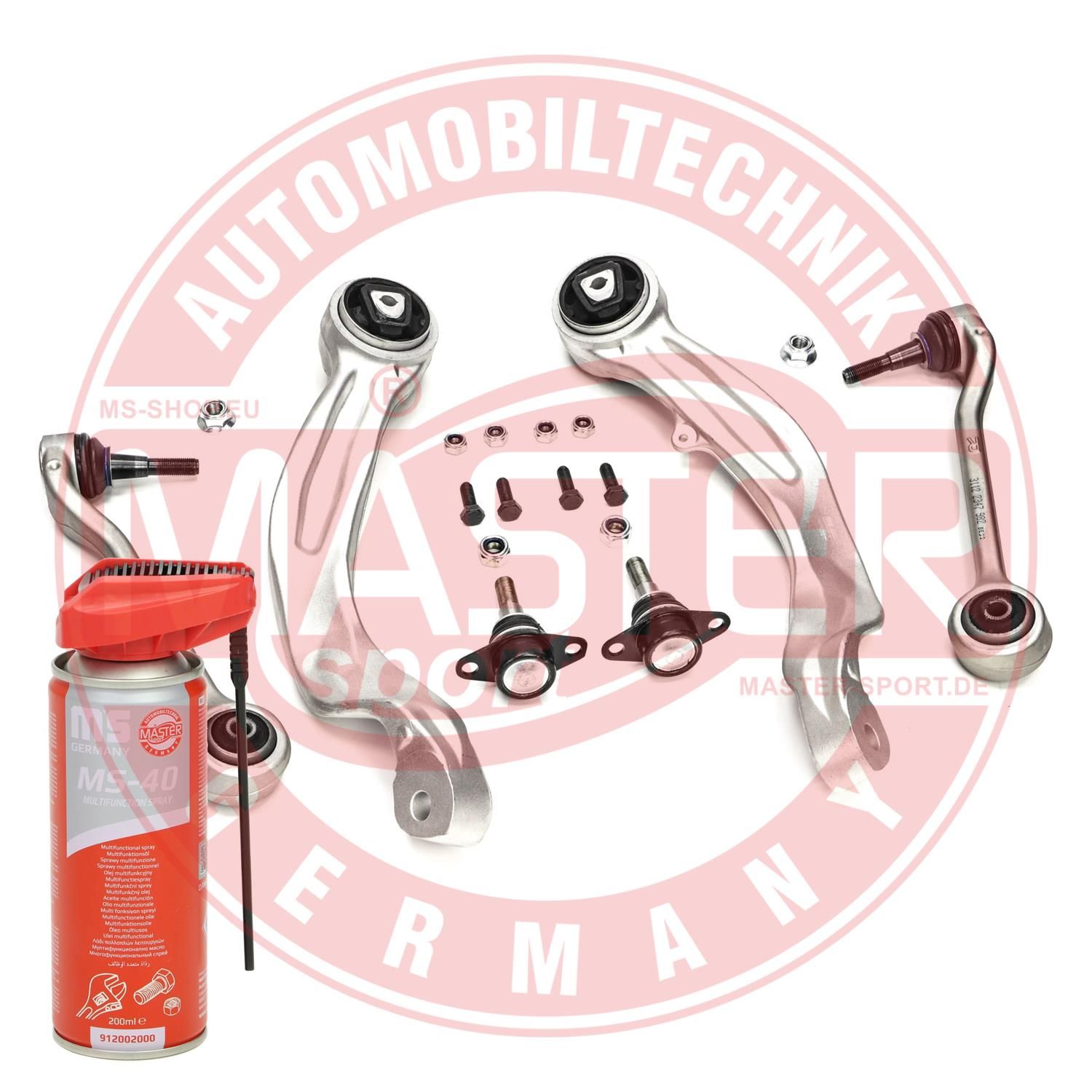 37147-KIT-MSP MASTER-SPORT GERMANY PROMO Vezetőkarkészlet, kerékfelfüggesztés