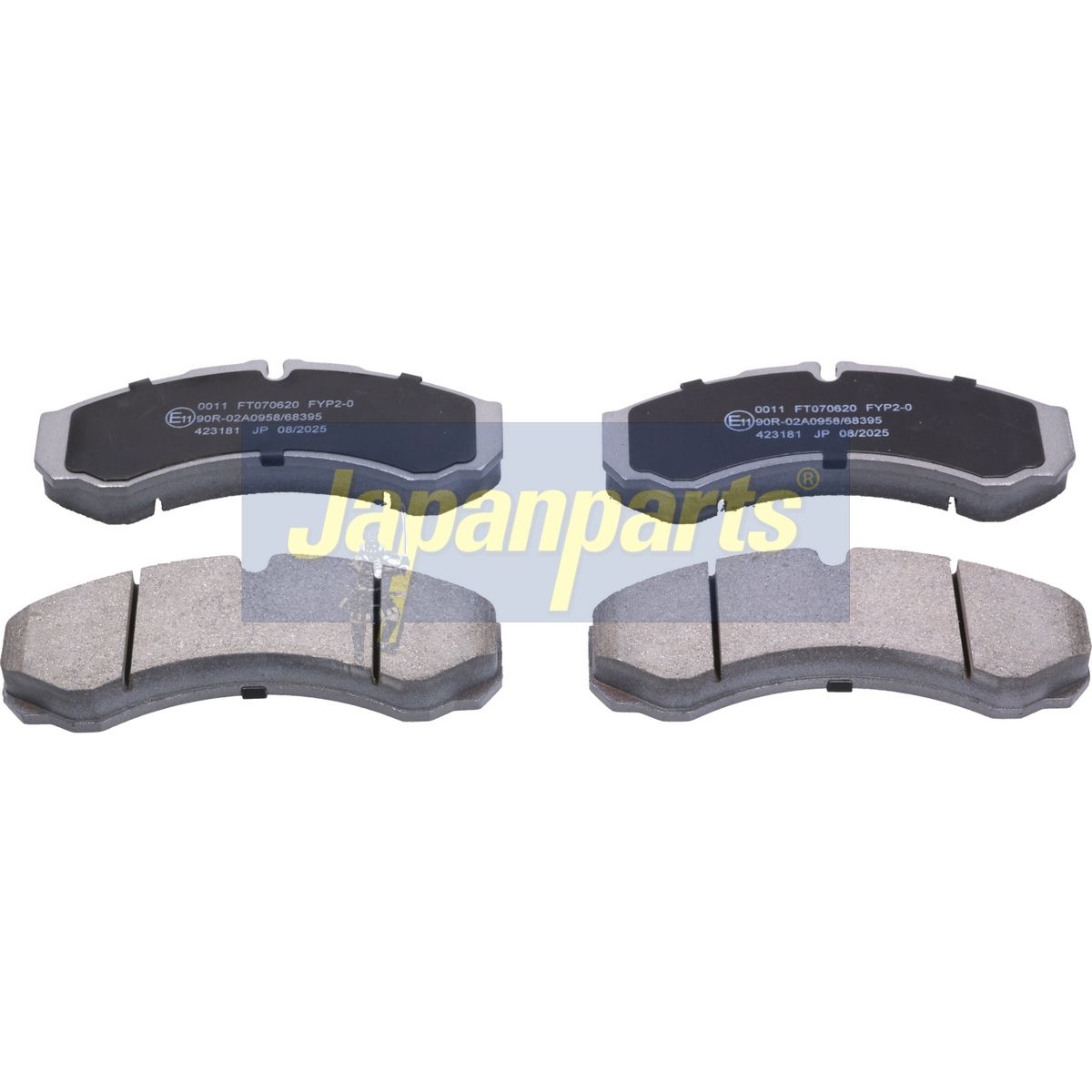 Bremsbelagsatz, Scheibenbremse