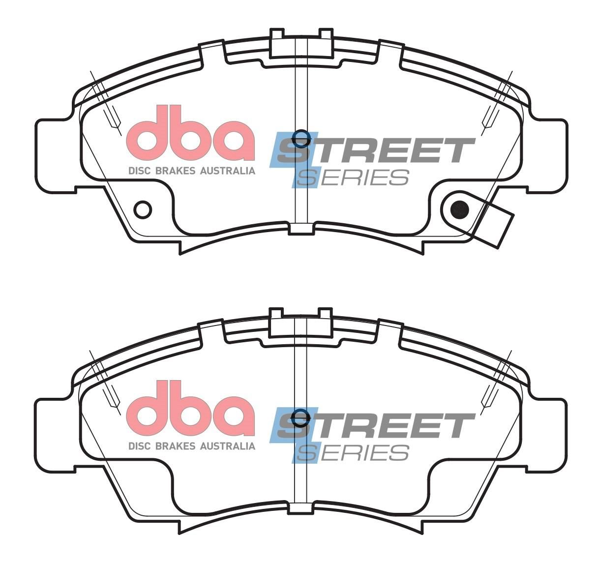 DBA SS STREET SERIES BRAKE PADS [ Honda & Isuzu 1991-2014 F ] - TecDoc Only