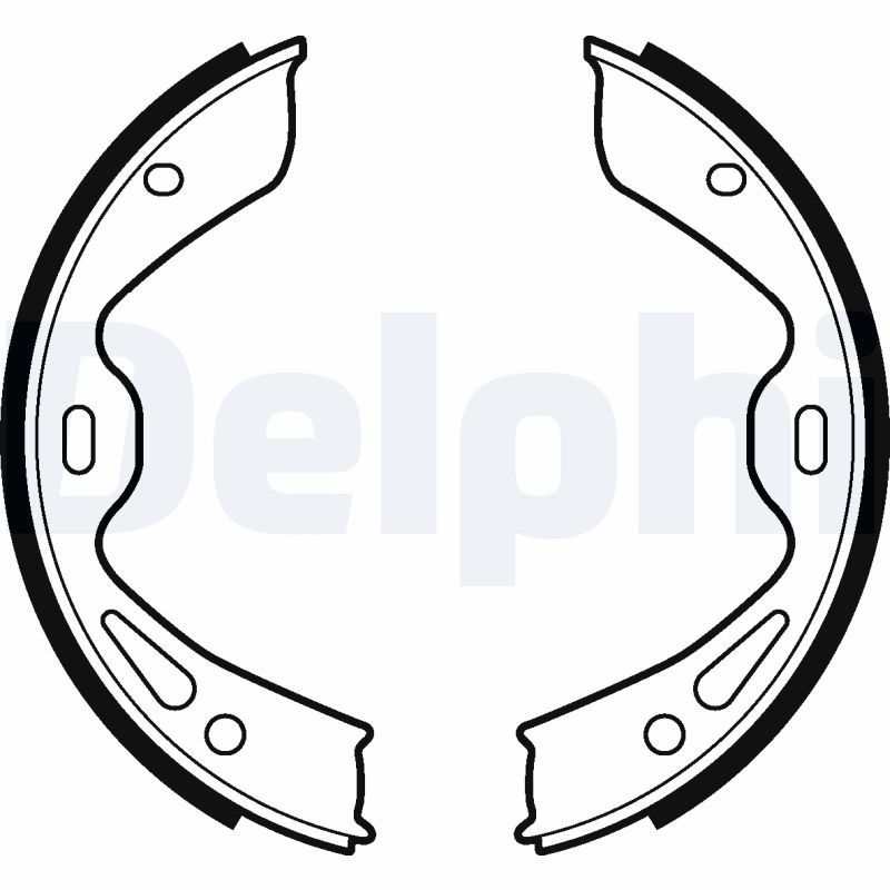 Brake Shoe Set, parking brake LS2120