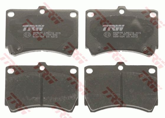 TRW DISC BRAKE PADS - TecDoc 2