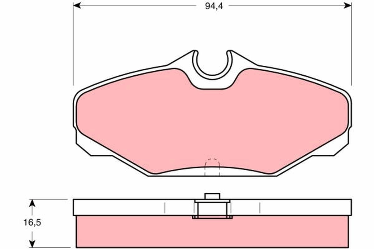TRW DISC BRAKE PADS - TecDoc Only