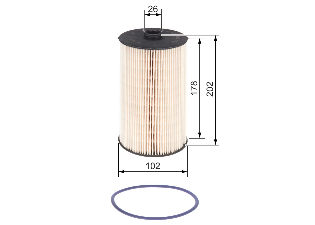 Filtro combustible