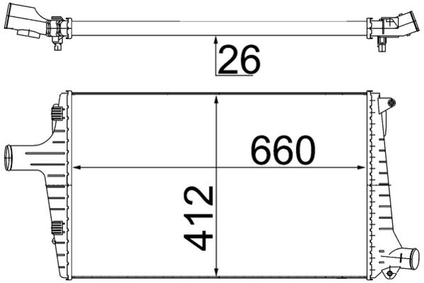 MAHLE CI 335 000S - Ladeluftk&uuml;hler