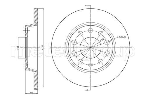 Brake Disc 23-0749C