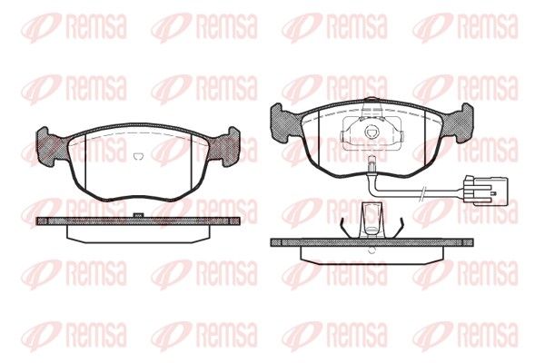 Premium Front Brake Pad Set Premium Front Brake Pad Set