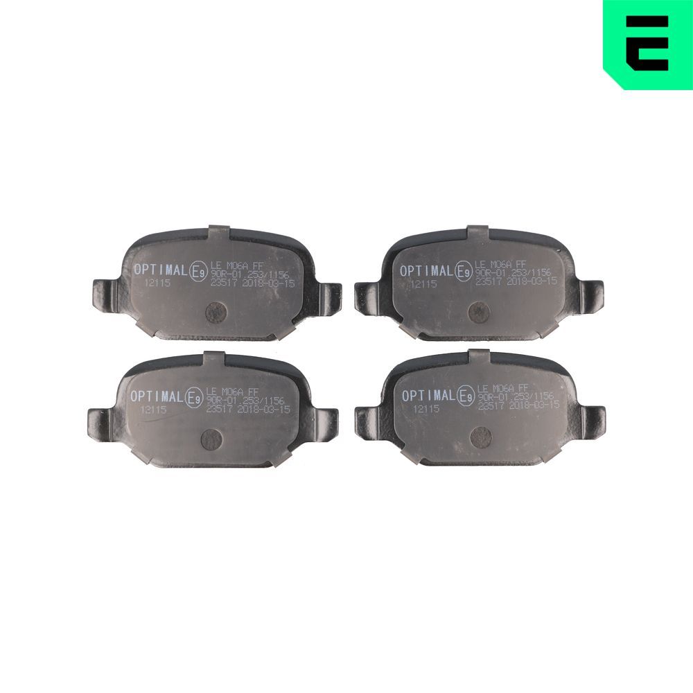 Brake Pad Set, disc brake BP-12115