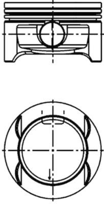 KOLBENSCHMIDT 40384600 Piston
