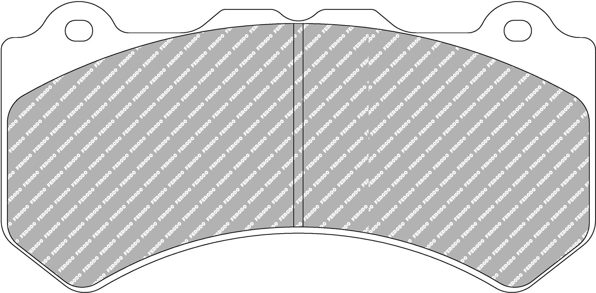 FERODO RACING FRP3133H - Bremsbelagsatz, Scheibenbremse DS2500