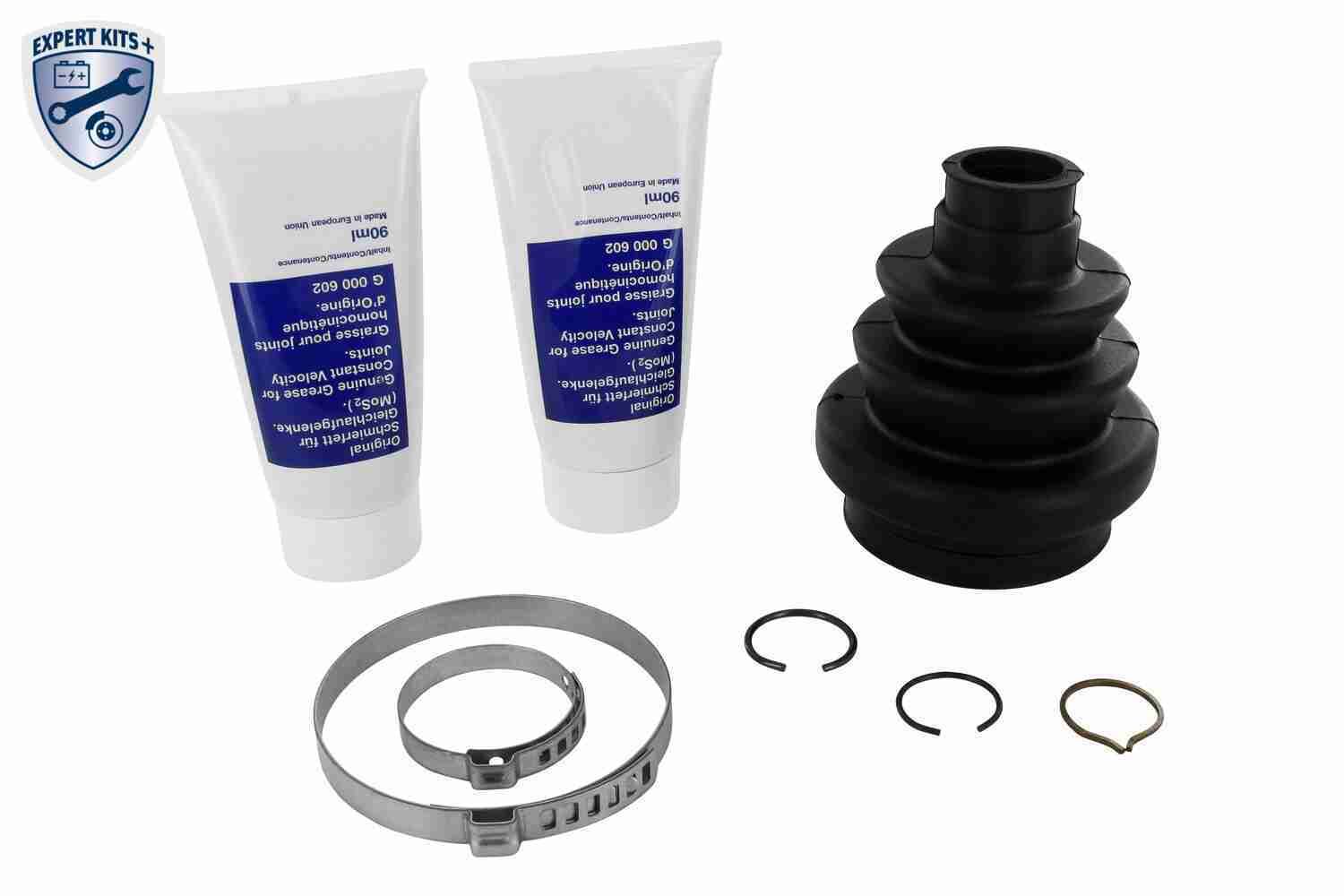 Faltenbalgsatz, Antriebswelle