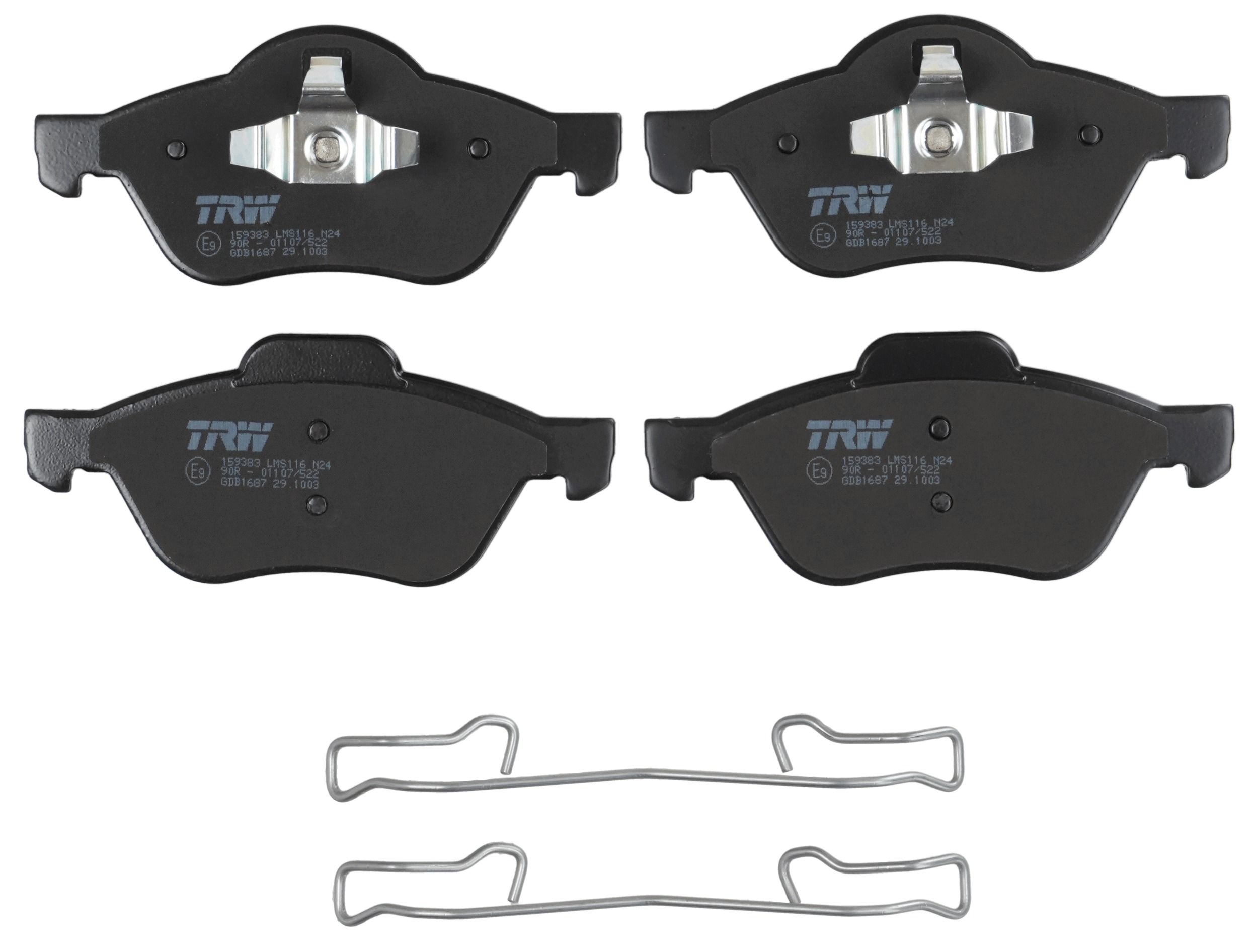 TRW DISC BRAKE PADS - TecDoc 2