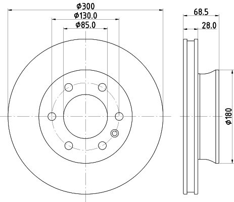 Brake Disc 8DD 355 131-891