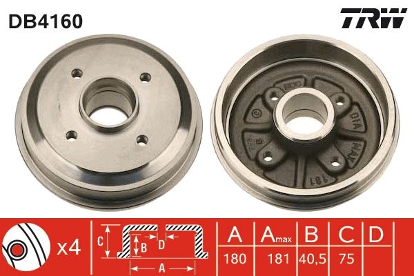 TAMBOUR DE FREIN  9900