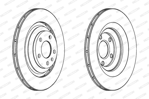 Brake Disc DDF1240C