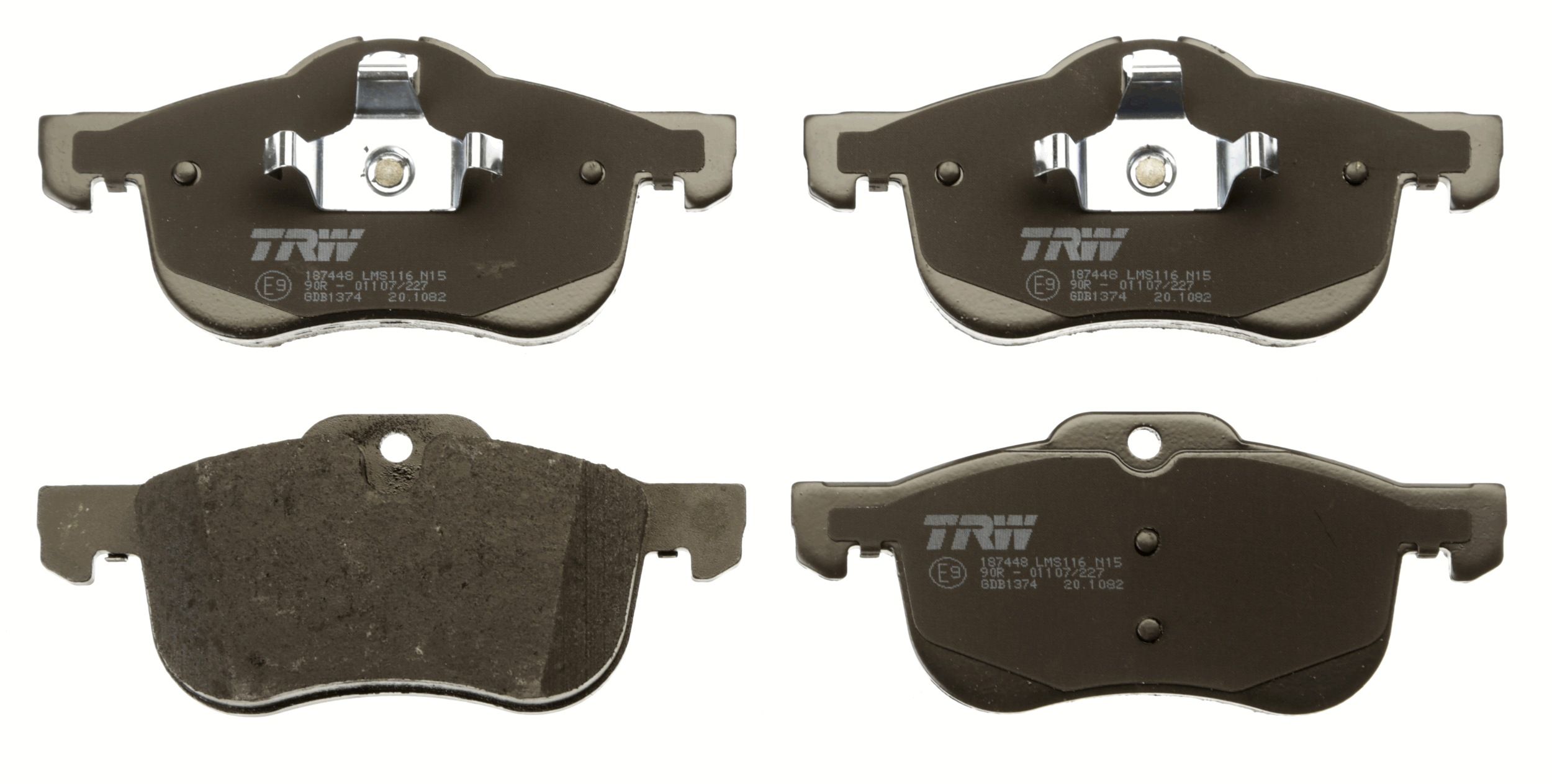 TRW DISC BRAKE PADS - TecDoc 2