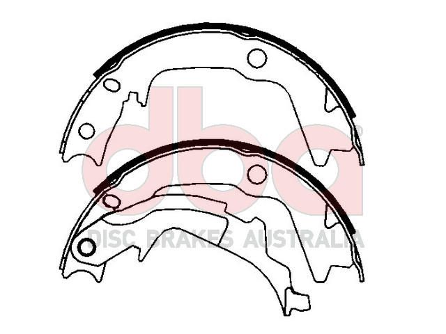 Street Series Brake Shoes [Hyundai / Reanult Parking Brake 170mm] - TecDoc Only