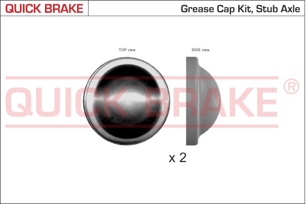 QUICK BRAKE 9829K - Kappe, Radlager