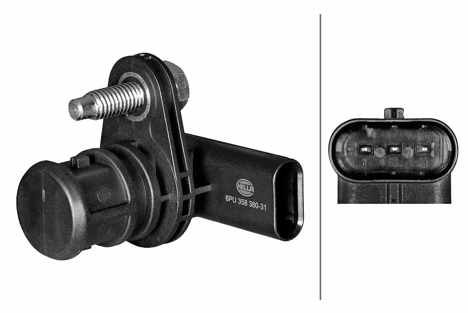 HELLA 6PU 358 380-311 - Sensor, Nockenwellenposition