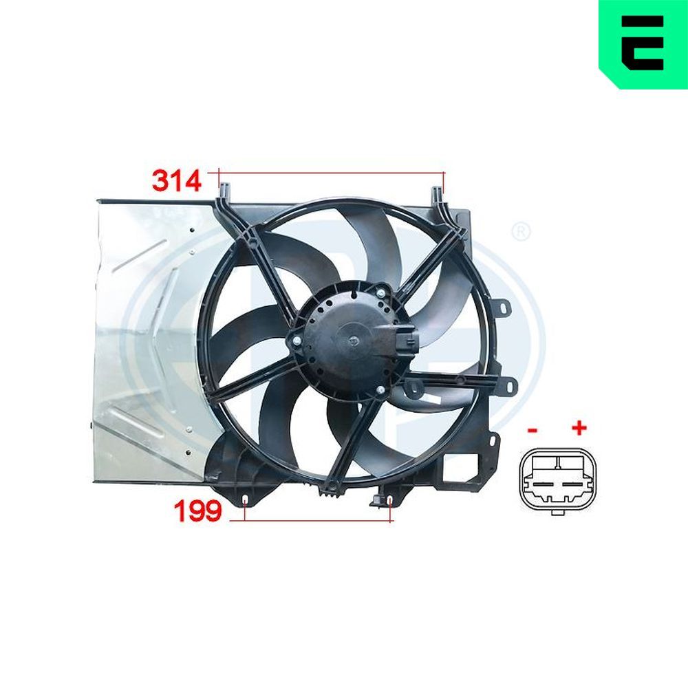 ERA 352043 - L&uuml;fter, Motork&uuml;hlung