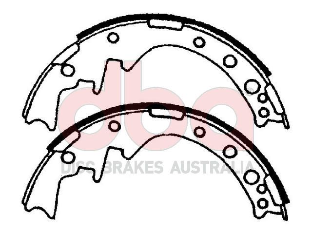 Street Series Brake Shoes [Toyota 254mm] - TecDoc Only