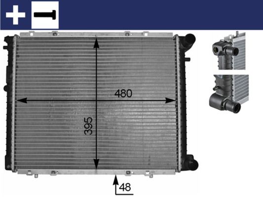 Radiador, refrigeración del motor