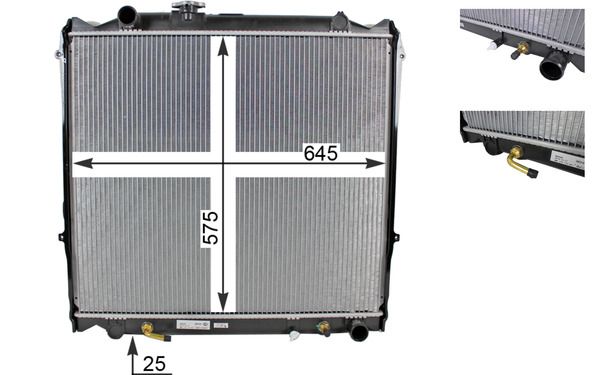 Radiador, refrigeración del motor