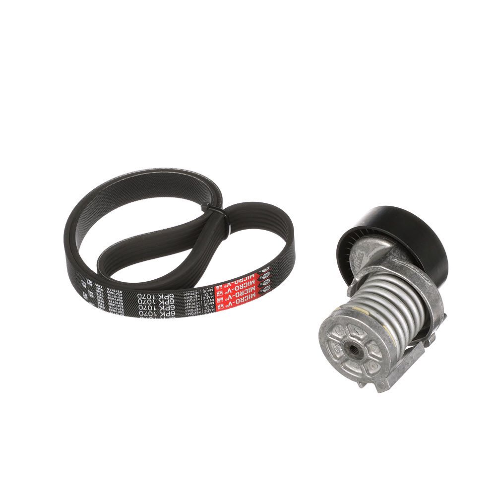 V formos rumbuotas diržas, komplektas