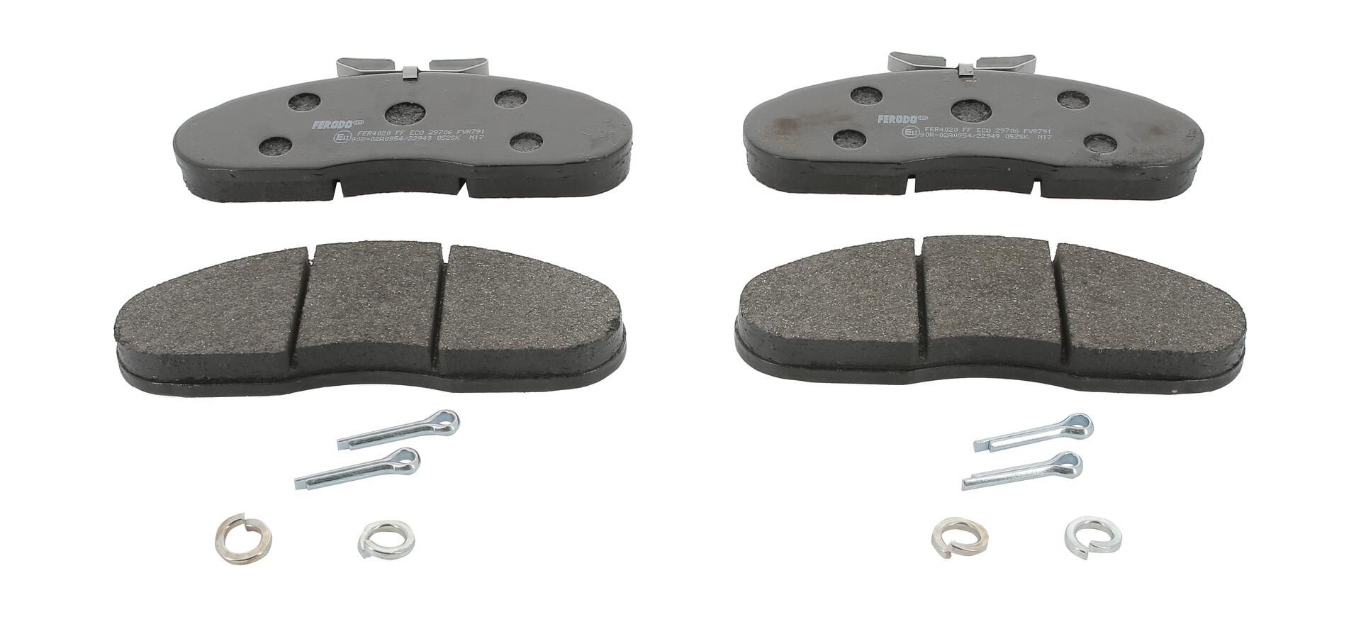 FERODO FVR791 - Bremsbelagsatz, Scheibenbremse PREMIER